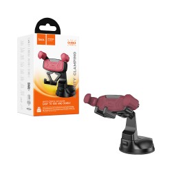 Suporte de Telefone para Carro Hoco H67 Gamble Gravity Linkage para Painel Preto Vermelho Suporte de Telefone para Carro Hoco H67 Gamble Gravity Linkage para Painel Preto Vermelho